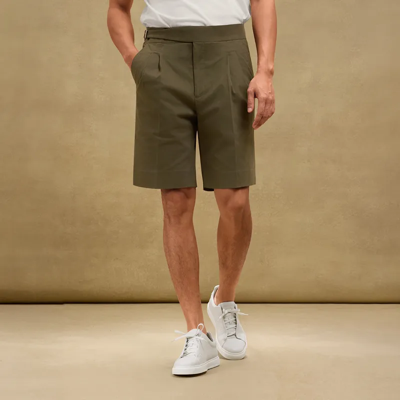 SKARO Casual Shorts Men's Green SKB271-2