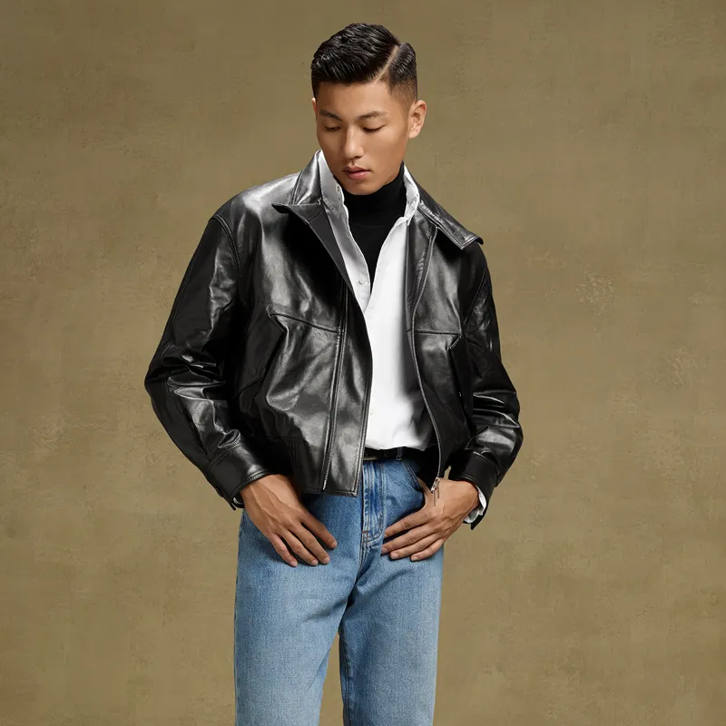 SKARO Leather Jackets Men-2