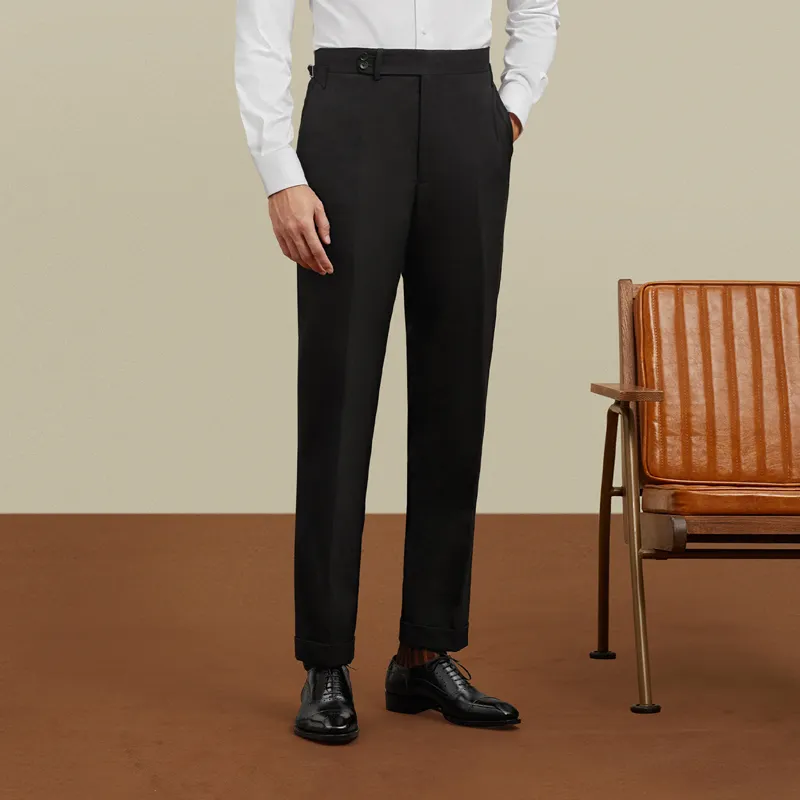 SKARO Suit Trousers Men Black SKX1221-3