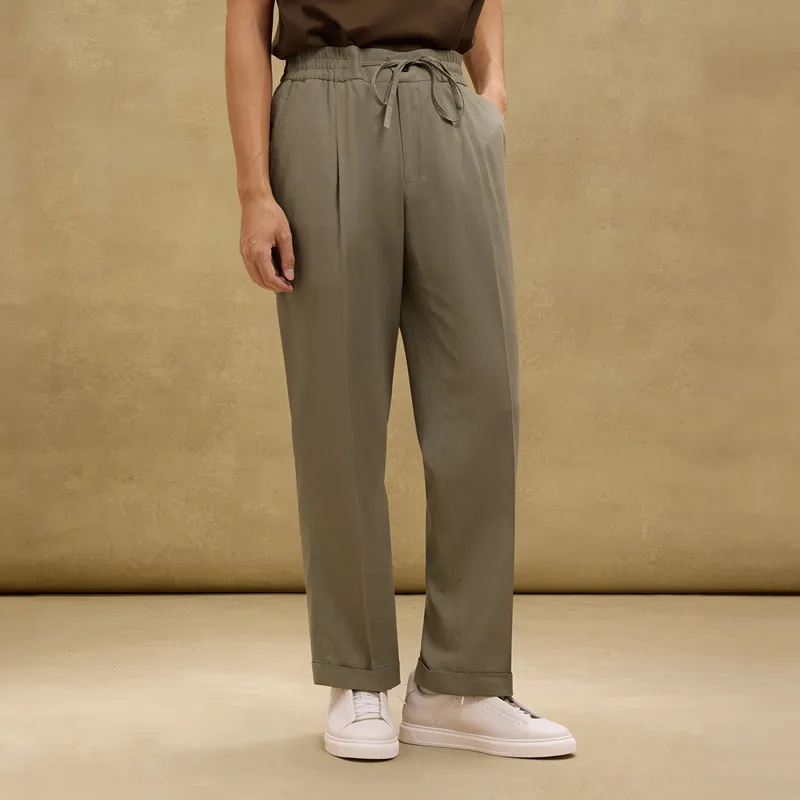 SKARO Casual Pants Men's Khaki Green SKC501-4