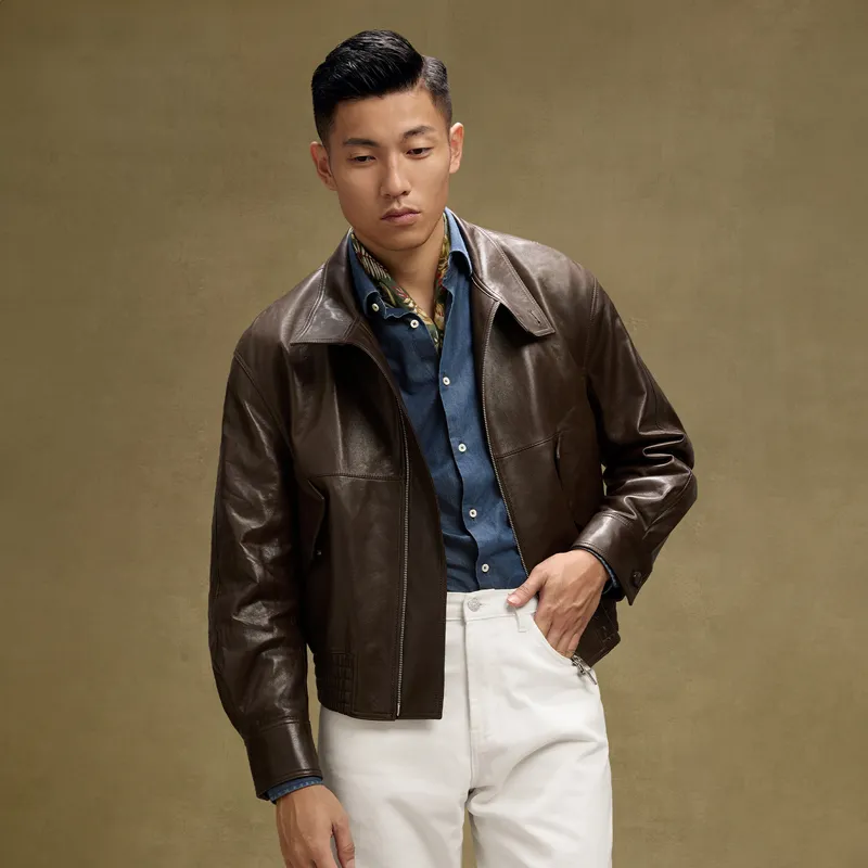 SKARO Leather Jackets Men-8
