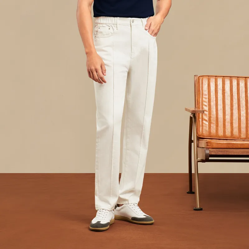 SKARO Jeans Men White SKF191 1-3