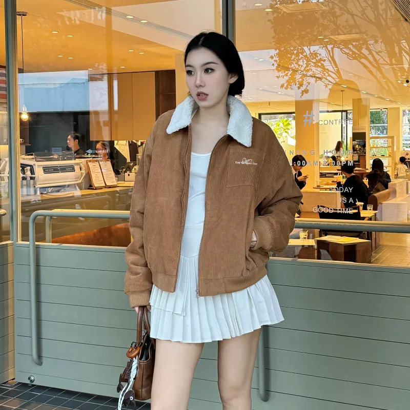 KTDA Jackets Coats Unisex Khaki-2