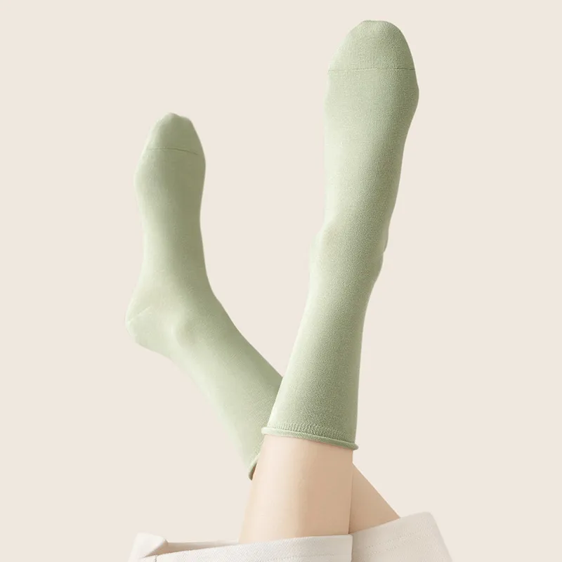 B&C.Room Mid Calf Socks Fall Winter Women's 5 Pack-12