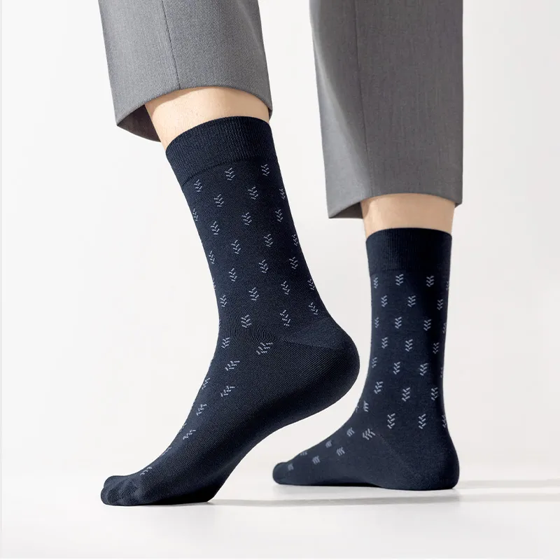 B&C.Room Mid Calf Socks Men's 6 Pairs Gift Box Packaged-17