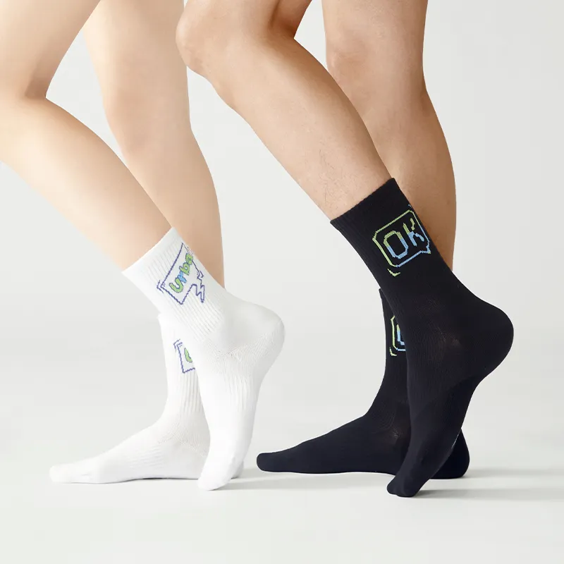 B&C.Room Mid Calf Socks Unisex 5 Pack-11