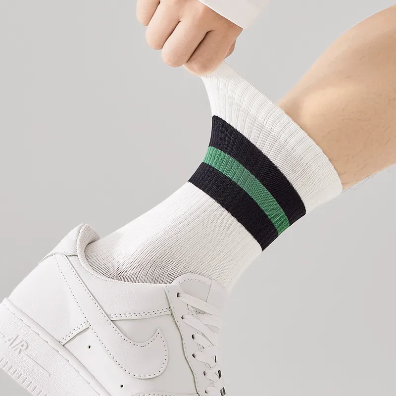 B&C.Room Mid Calf Socks Fall Winter Men's 5 Pack-1