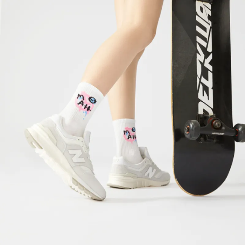 B&C.Room Mid Calf Socks Unisex 5 Pack-7