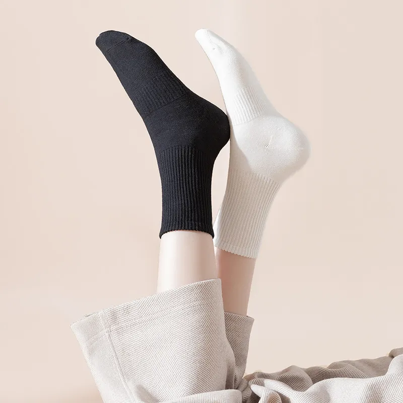 B&C.Room SS24 Mid Calf Socks Fall Winter Unisex 5 Pack-7