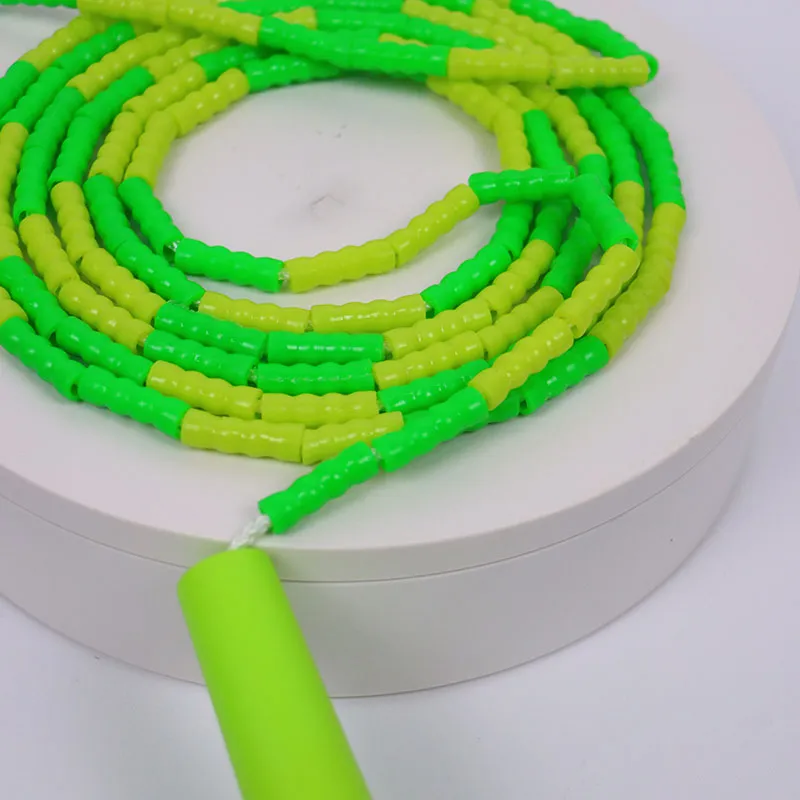 SIRDAR Aerobic Fat Reduction Non Countable Jump Ropes Students Rubber Coated GOT TPR 2.8m Green-2