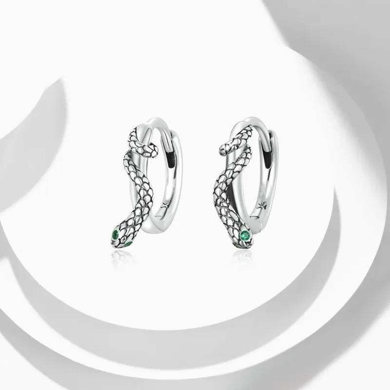 COPI S925 Sterling Silver Stud Earrings Unisex-1