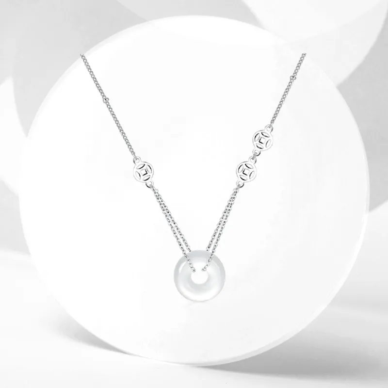 COPI Chalcedony Necklaces Unisex-2