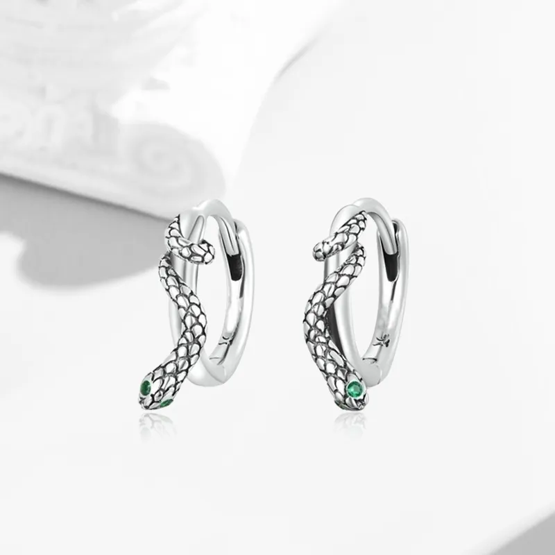 COPI S925 Sterling Silver Stud Earrings Unisex-2