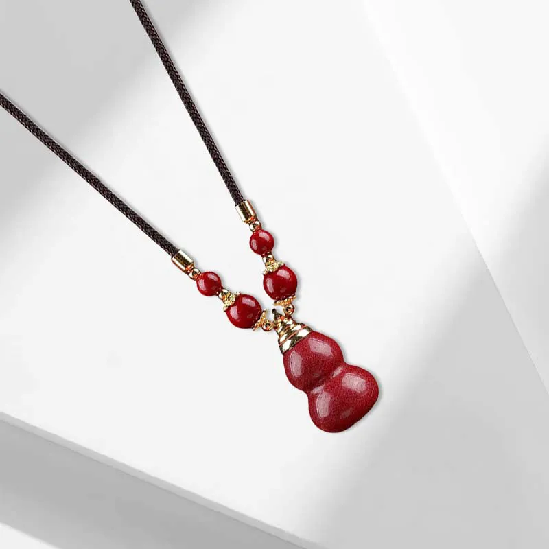 COPI Reconstructed Cinnabar Necklaces Women's-1