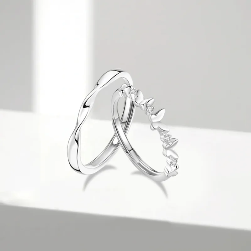 COPI Glass Cat Eye Rings Unisex-2