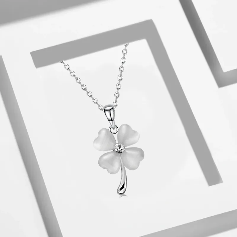 COPI Glass Cat Eye Necklaces Unisex-1