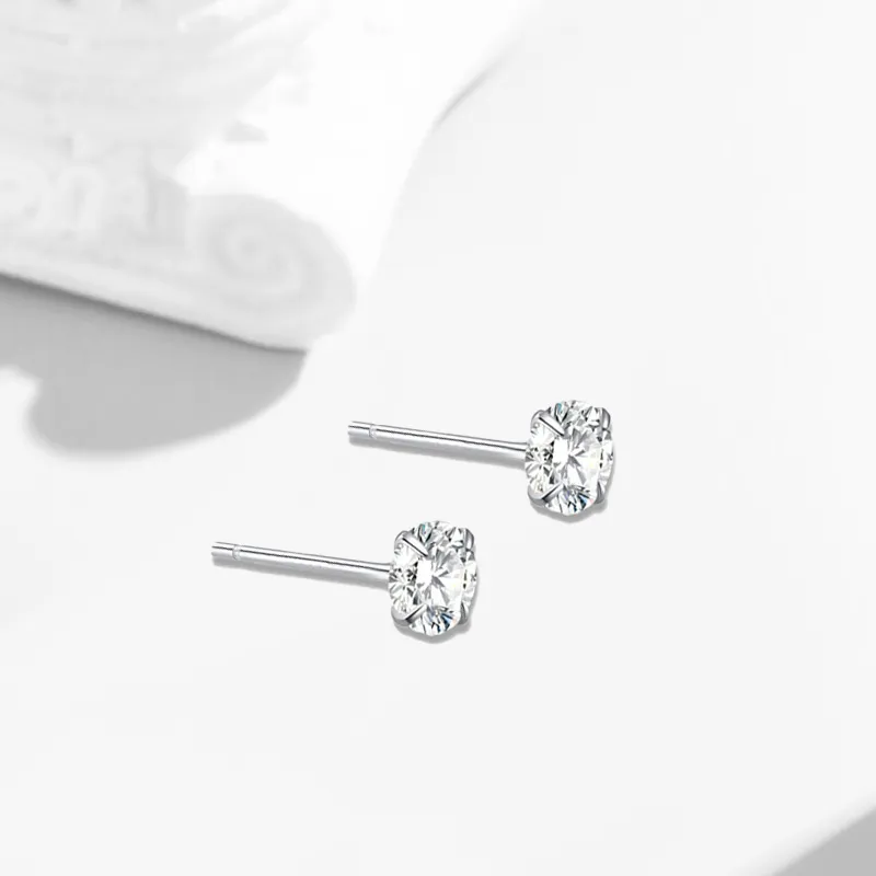 COPI S999 Fine Silver Stud Earrings Unisex-1