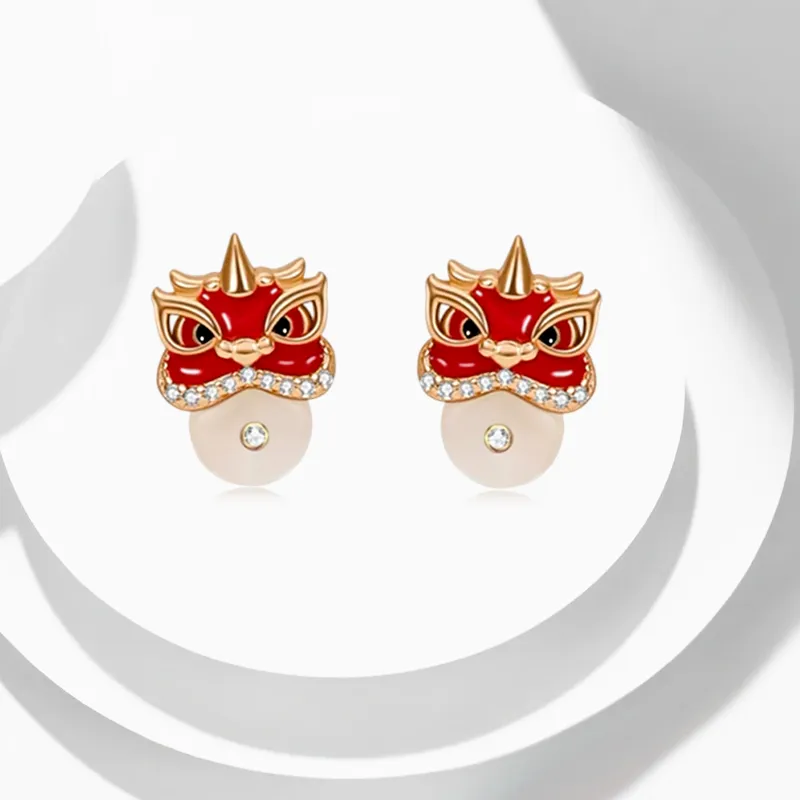 COPI Alloy Stud Earrings Unisex-2