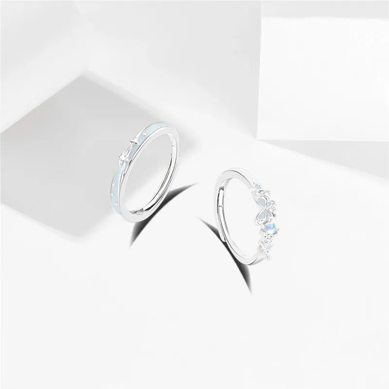 COPI Alloy Synthetic Cubic Zirconia Rings Unisex-1