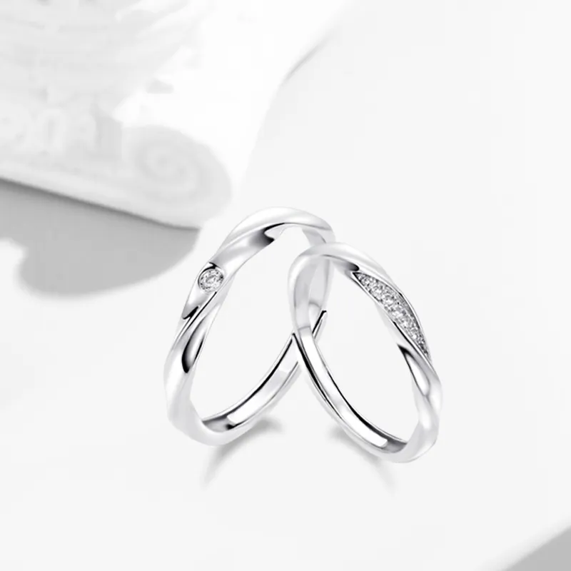 COPI Synthetic Cubic Zirconia Rings Unisex-1