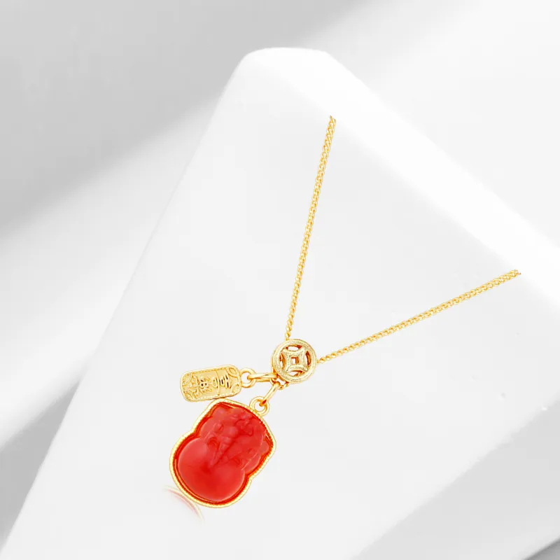 COPI Colored Glaze Necklaces Unisex-1
