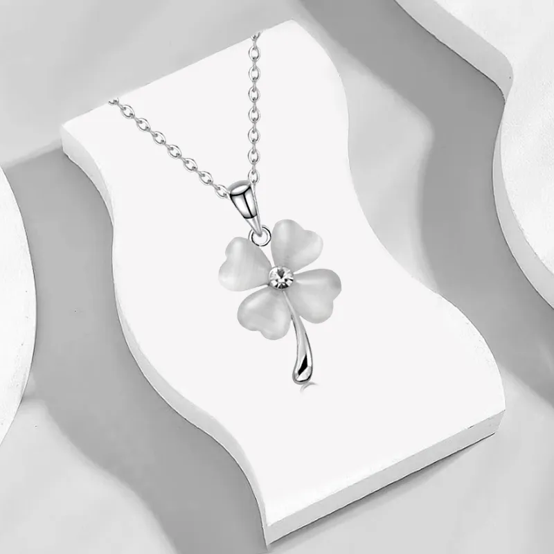 COPI Glass Cat Eye Necklaces Unisex-2