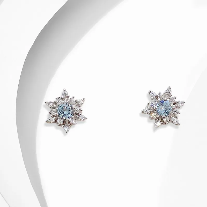 COPI Alloy/Synthetic Cubic Zirconia Stud Earrings Unisex-1