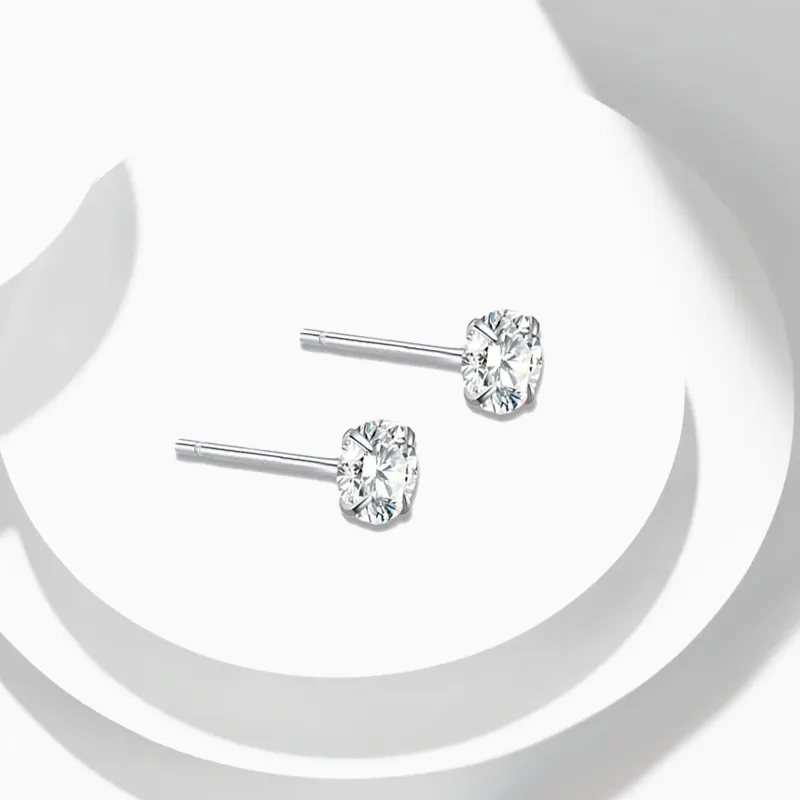 COPI S999 Fine Silver Stud Earrings Unisex-2