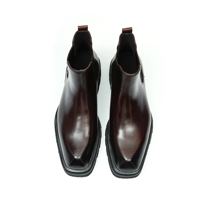 ASTON M.JAZZ Short Chelsea Boots Men's-10