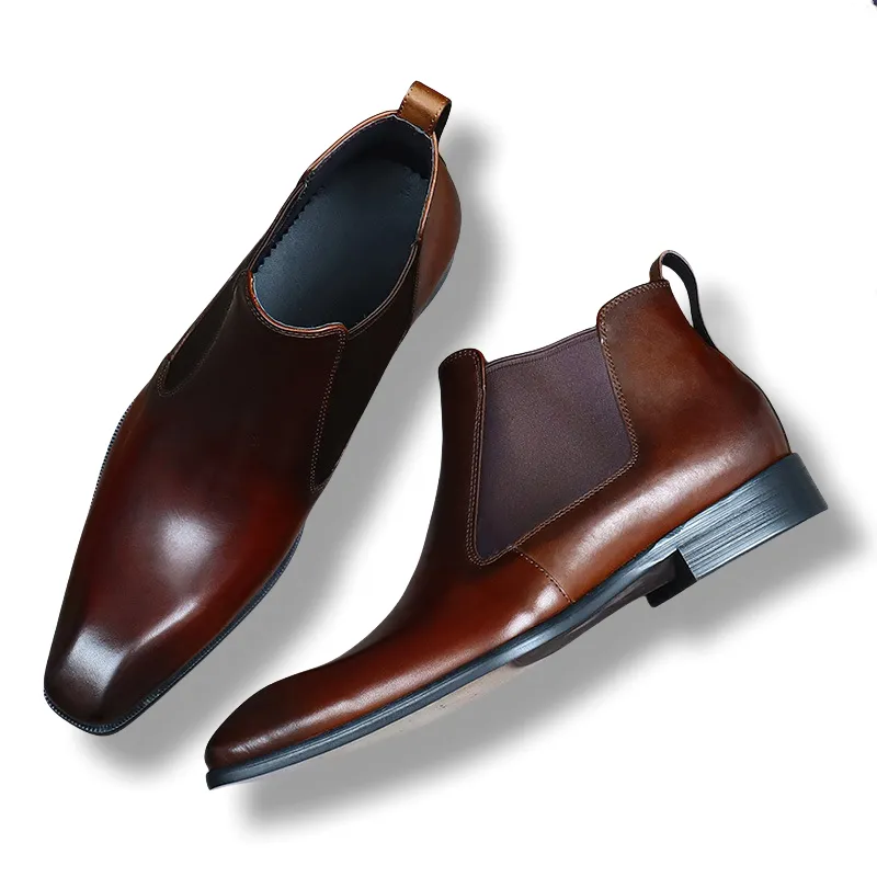 ASTON M.JAZZ Short Chelsea Boots Men's-8