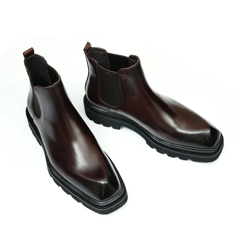 ASTON M.JAZZ Short Chelsea Boots Men's-11