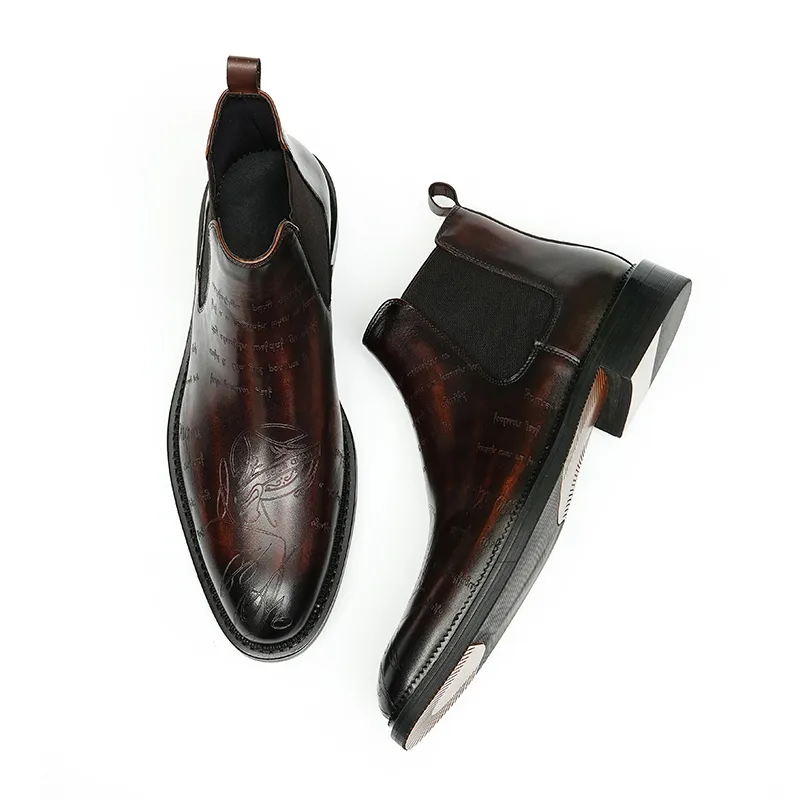 ASTON M.JAZZ Short Chelsea Boots Men's-14
