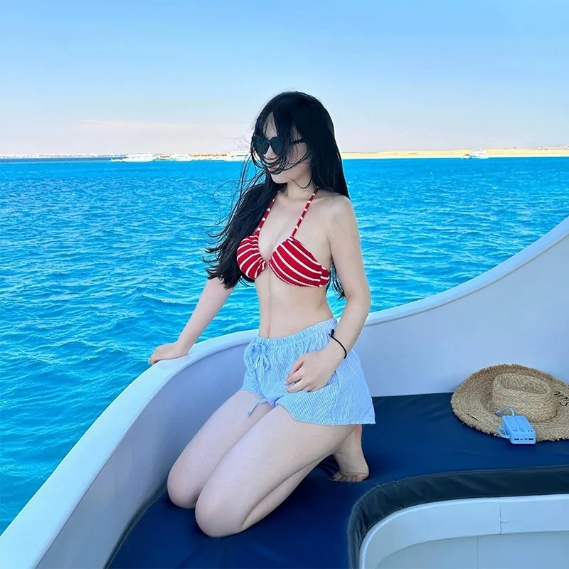 Swimsuit Set Women's Fashion Three Piece Set-9