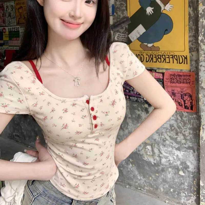 KUNZHUDAXIANG Regular T Shirt Women's-1
