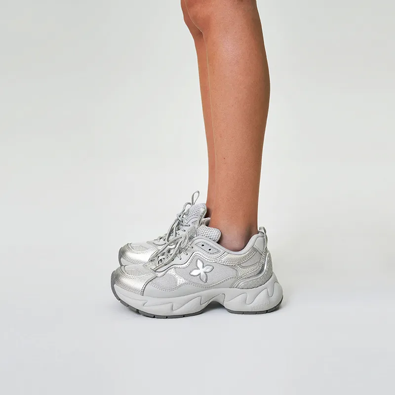 SMFK Low Top Chunky Sneakers Women's Dusty Gray-5