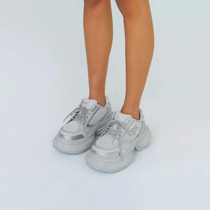 SMFK Low-Top Chunky Sneakers Unisex Dusty Gray-4