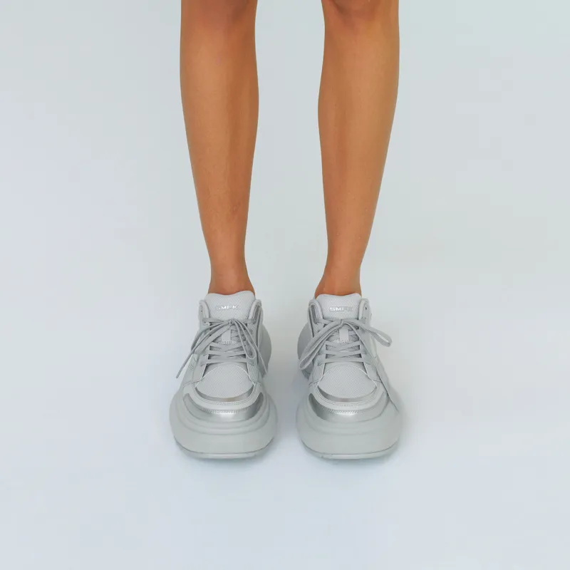 SMFK Low-Top Chunky Sneakers Unisex Dusty Gray-3