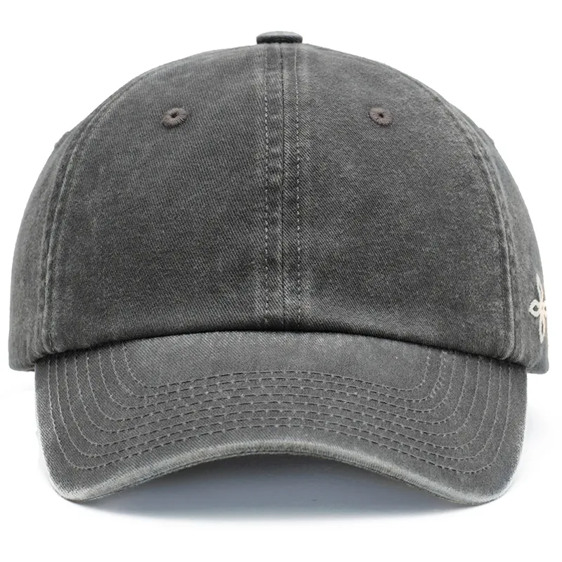 SMFK 100% Cotton Baseball Caps Unisex Storm Gray-1