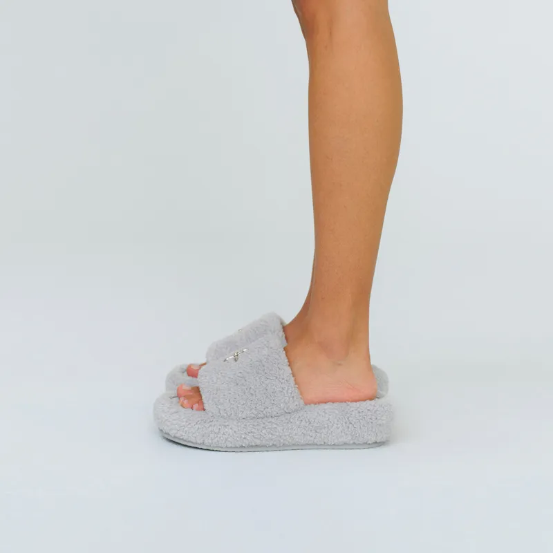 SMFK Slip Resistant Slide Slippers Women's Dusty Gray-5