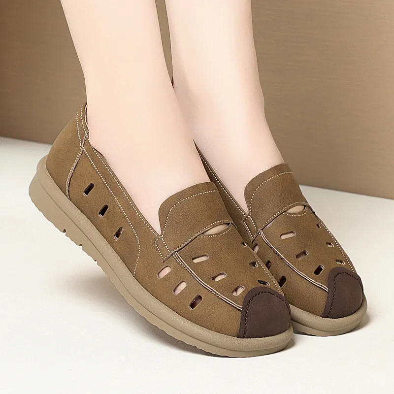 ABIDJAN Breathable Lightweight Low Top Casual Shoes Women's-14