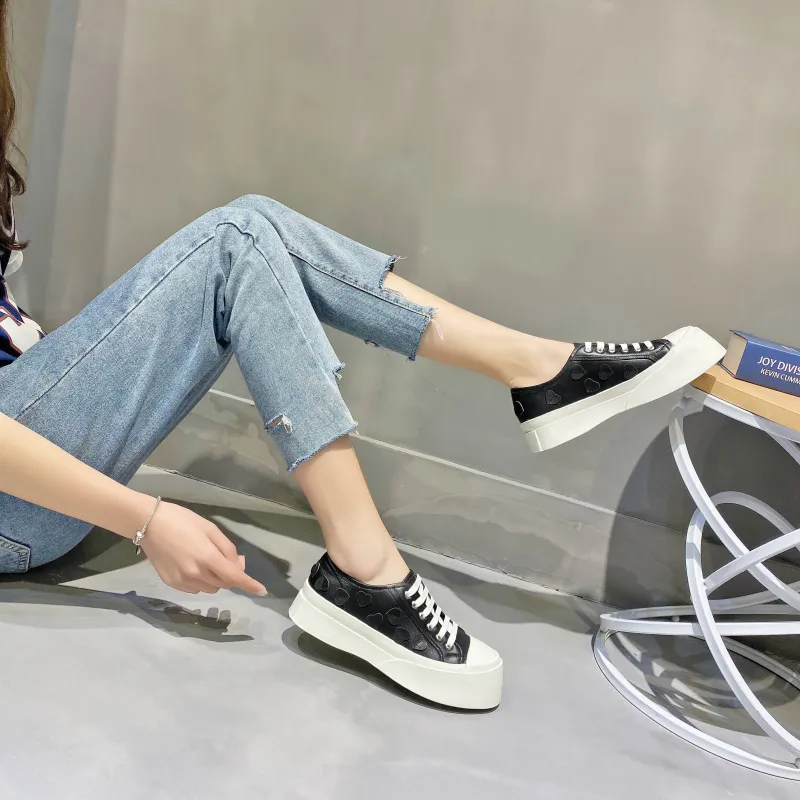 ABIDJAN Height Increasing Low-Top Casual Shoes Women's-17