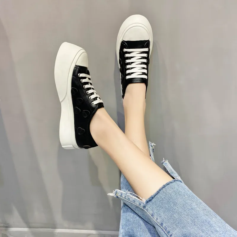 ABIDJAN Height Increasing Low-Top Casual Shoes Women's-16