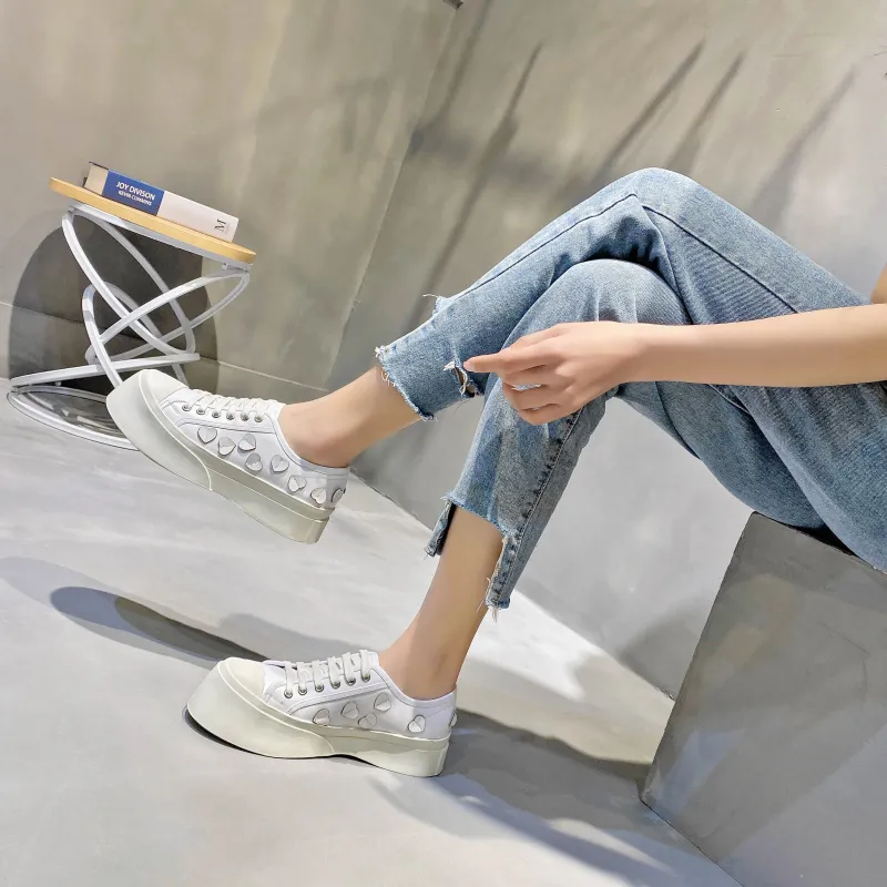 ABIDJAN Height Increasing Low-Top Casual Shoes Women's-9