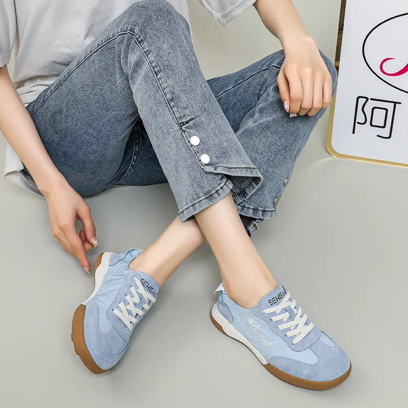 ABIDJAN Breathable And Lightweight Low Top Casual Shoes Women's-25