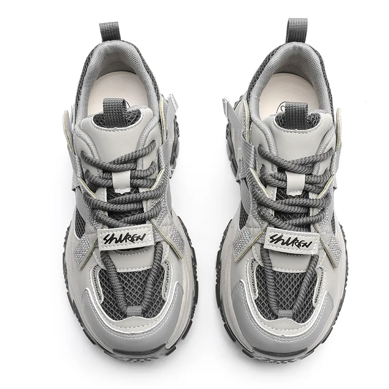 ABIDJAN Lightweight Low-Top Chunky Sneakers Women's-5
