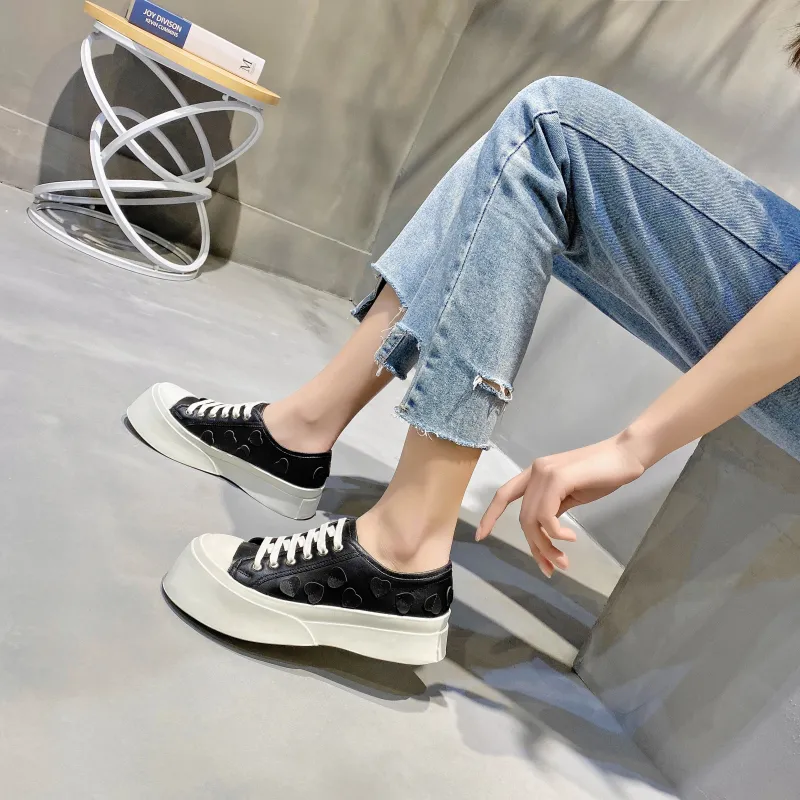 ABIDJAN Height Increasing Low-Top Casual Shoes Women's-19