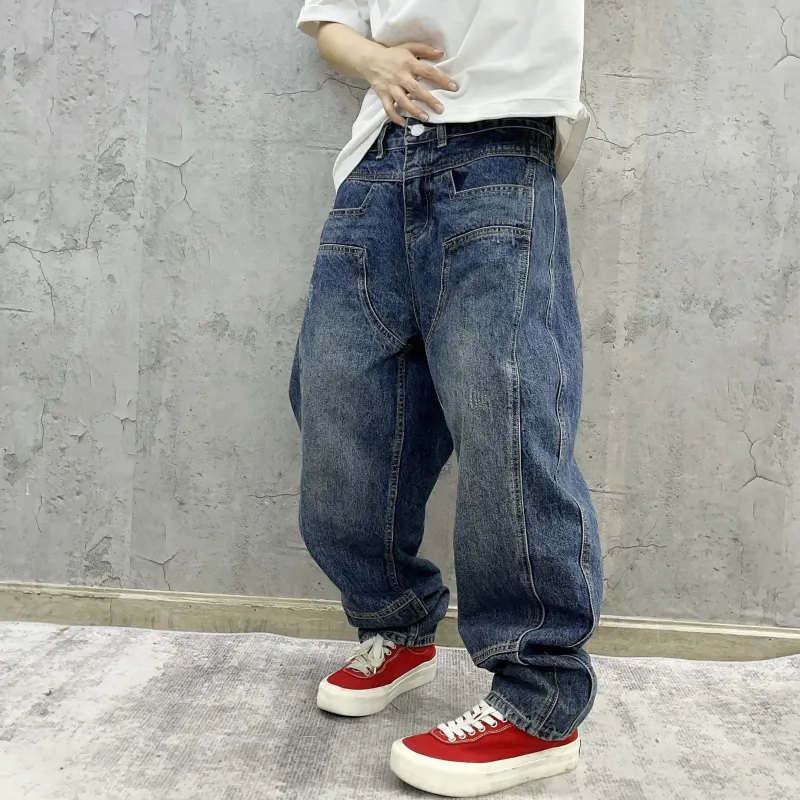 Rabbit House Jeans Unisex Blue-4