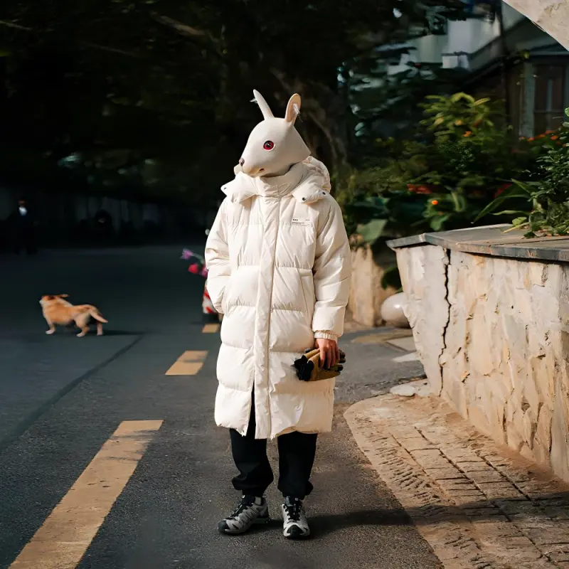 Rabbit House Down Jacket Unisex-9