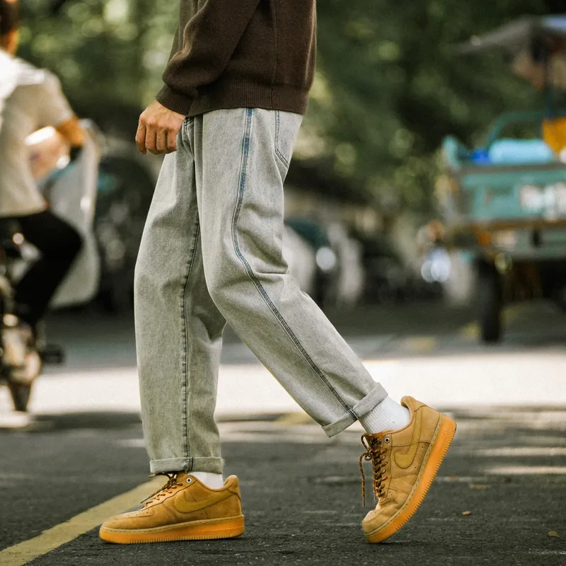 Rabbit House Spring And Fall Jeans Men's-4