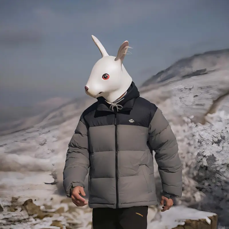 Rabbit House Down Jacket Unisex-9